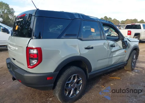 2024 Ford Bronco Sport Badlands из США, поврежденный, VIN 3FMCR9D93RRF27488